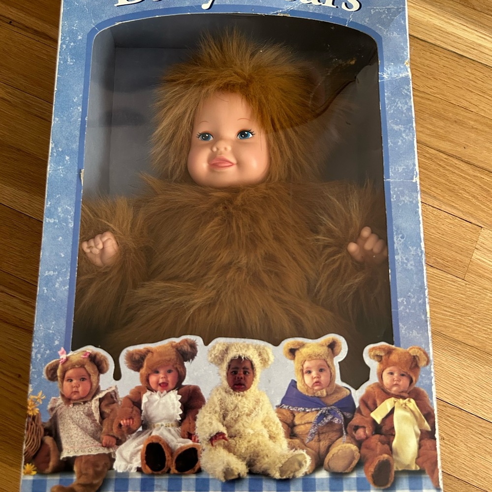 New Anne Geddes Vintage Baby Bear doll